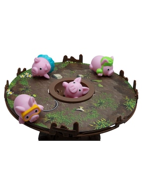 Pigs on trampolines Goliath