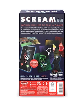 Scream the game scream Goliath Funko Games