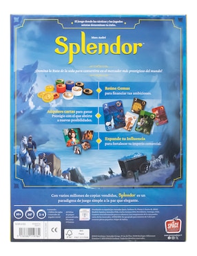 Juego de mesa estrategia Splendor Novelty