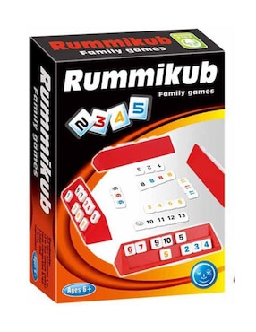 Pingüe Rummikub juego de mesa Stem rummy clásico y familiar para 4 jugadores