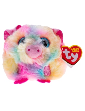Peluche de cerdo TY Balls de 8 cm