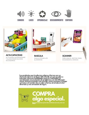 Juego de rol hogar juguete Pingüe con luz y sonido