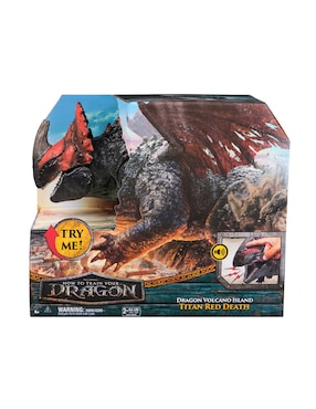Figura de acción articulada Cómo entrenar a tu dragón Titan Red Death Dragones con sonido