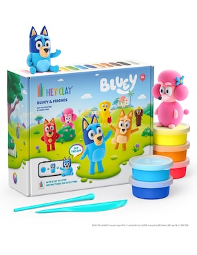 Set Arcilla Para Moldear Hey Clay Bluey