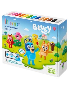 Set Arcilla Para Moldear Hey Clay Bluey