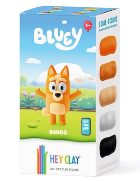 Arcilla Para Moldear Bingo Hey Clay Bluey