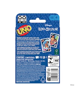 Uno Lilo & Stitch juego de mesa