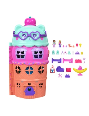 Casa para muñeca Polly Pocket Compacto Casa de Helado