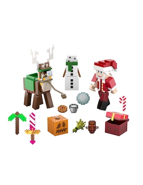 Figura de acción articulada Navidad limitada Minecraft