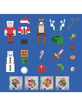 Figura de acción articulada Navidad limitada Minecraft