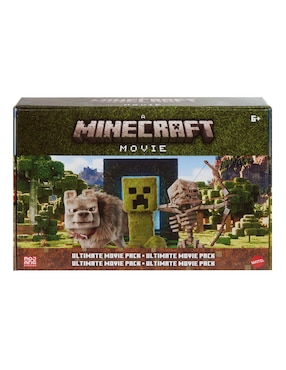 Set figuras acción articulada Minecraft Movie limitada Minecraft articulado