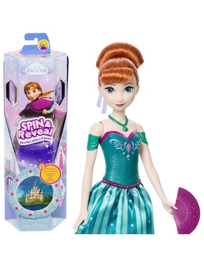 Muñeca fashion Disney: Frozen Disney Spin & Reveal Anna