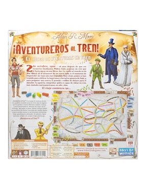 Juego de mesa Aventureros al Tren Novelty