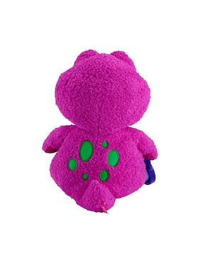 Peluche de Barney dinosaurio Mattel sensorial de 33 cm