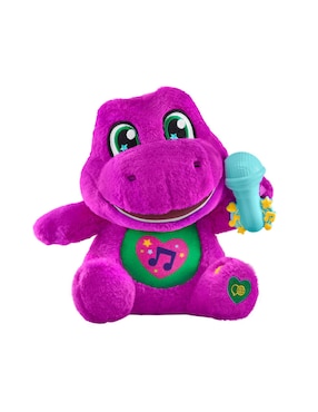 Peluche de Barney dinosaurio Mattel que canta de 26.98 cm