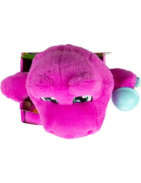Peluche de Barney dinosaurio Mattel que canta de 26.98 cm