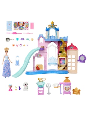 Casa para muñeca Disney Princesas Mattel Cenicienta Palacio de Mascotas