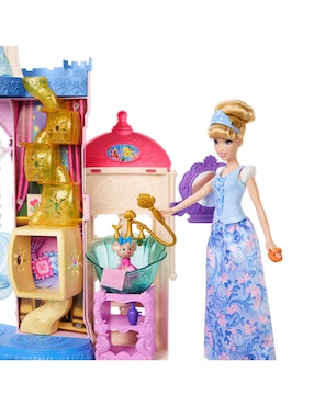 Casa para muñeca Disney Princesas Mattel Cenicienta Palacio de Mascotas