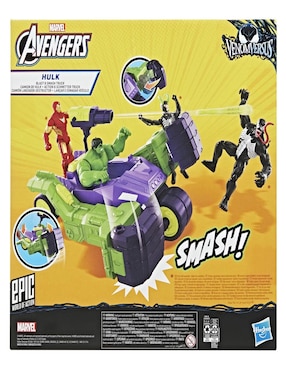 Set figuras acción articulada VenomVersus Hulk Marvel