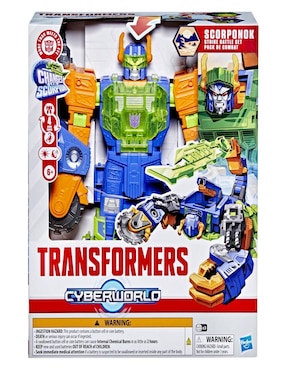Figura de acción articulada Transformers: War for Cybertron Scorponok Transformers con luz y sonido