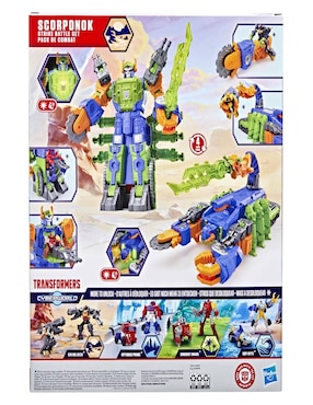 Figura de acción articulada Transformers: War for Cybertron Scorponok Transformers con luz y sonido
