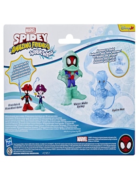 Set figuras acción articulada Spidey and His Amazing Friends Spidey Marvel