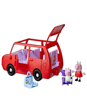 Set figuras de juguete El gran auto de la familia de Peppa Peppa Pig