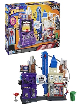 Set figuras acción articulada VenomVersus Ciudad Aráncida! Marvel