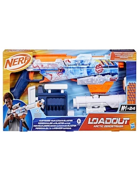 Lanzador de dardos Nerf Loadout Artic ZeroStriker