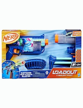 Lanzador de dardos Nerf Loadout Cyberlight Ghost