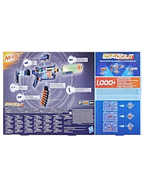 Lanzador de dardos Nerf Loadout Cyberlight Ghost