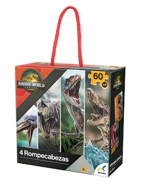 Rompecabezas Jurassic World 4 en 1 Novelty 240 piezas