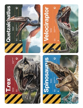 Rompecabezas Jurassic World 4 en 1 Novelty 240 piezas