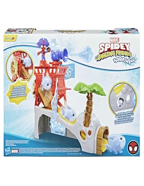 Set figuras de juguete articulada Spidey and His Amazing Friends Isla Spidey especial Hasbro