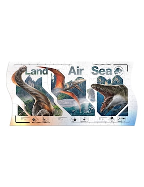 Rompecabezas Jurassic World Tin Panorámico 4 Novelty 172 piezas
