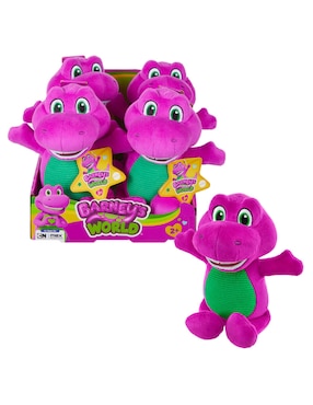 Peluche de Barney dinosaurio Mattel de 20.5 cm