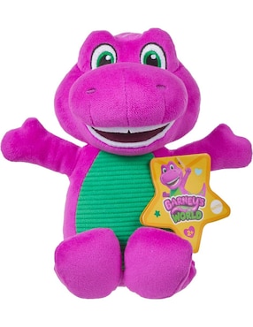 Peluche de Barney dinosaurio Mattel de 20.5 cm