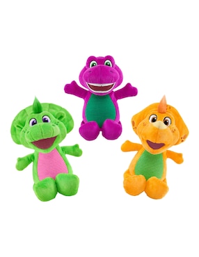 Peluche de Barney dinosaurio Mattel de 20.5 cm