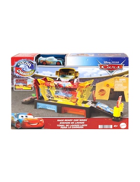 Pista armable Cars túnel de lavado listo para la carrera