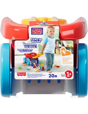 Mega Bloks Fisher Price: First Builder Vagón Recoge Bloques JFR30