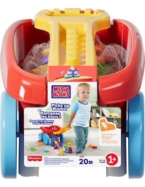 Mega Bloks Fisher Price: First Builder Vagón Recoge Bloques JFR30