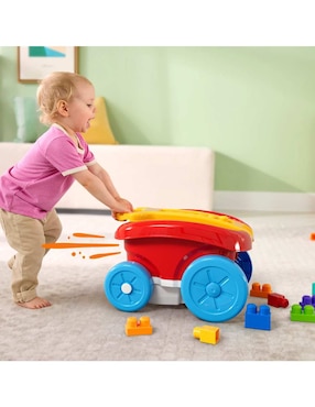 Mega Bloks Fisher Price: First Builder Vagón Recoge Bloques JFR30