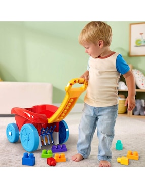 Mega Bloks Fisher Price: First Builder Vagón Recoge Bloques JFR30