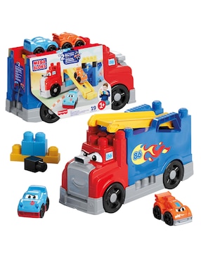 Mega Bloks Fisher-Price Grúa ¡Construye y Compite! JFR29