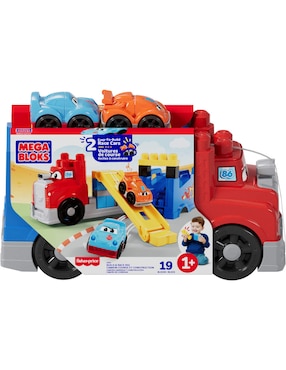 Mega Bloks Fisher-Price Grúa ¡Construye y Compite! JFR29