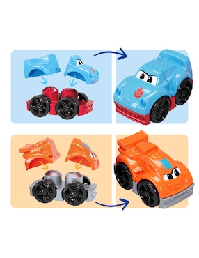 Mega Bloks Fisher-Price Grúa ¡Construye y Compite! JFR29