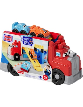 Mega Bloks Fisher-Price Grúa ¡Construye y Compite! JFR29