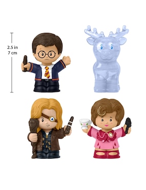 Set de figura de colección Harry Potter, Alastor Ojoloco Moody, Dolores Umbridge y Patronus especial Little People