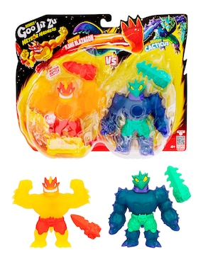 Set figuras acción Goo Jit Zu edición especial Bandai elástico