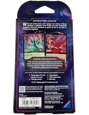 Lorcana the first chapter starter deck en ingles Cruella de Vil Ravensburger Lorcana